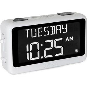 Talking Clock. Voice Recordable Medication Pill Reminder. Talking Alarm Clock